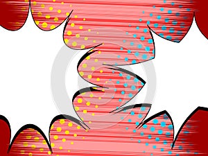 Comic rivalry concept