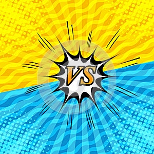 Comic rivalry and dueling background