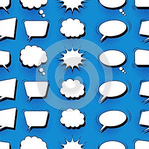 Comic seamless pattern