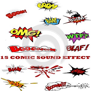 Comic sound effect svg