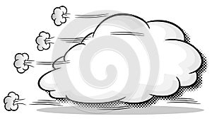 Comic sound effect wroom