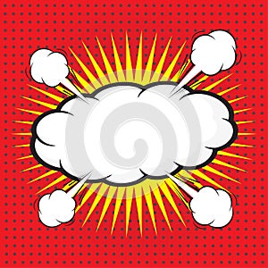 Comic speech bubble, comic backgound