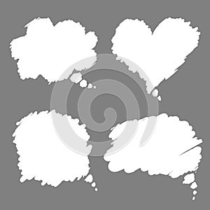 Comic speech bubbles