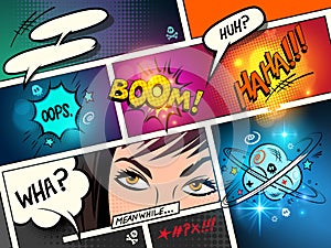 Comic Speech Bubbles and Effects