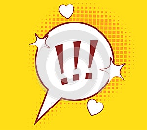 Comic speech bubbles with halftone shadows. Vector illustration eps 10 isolated on background.