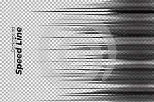 Comic Speed Line effects Background Premium Vector