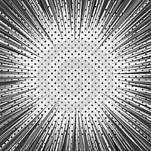 Comic speed monochrome background