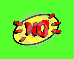 Comic style vector cool sticker. Bubble label, speech sticker with word for comics book. Humor pop balloon illustration