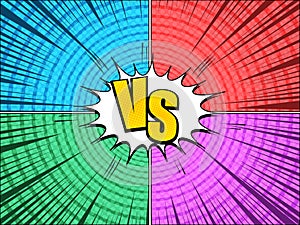 Comic versus bright composition