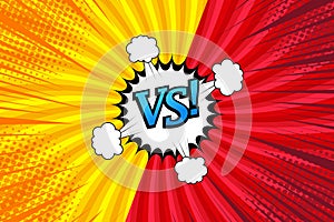 Comic versus bright template