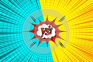 Comic Versus bright template