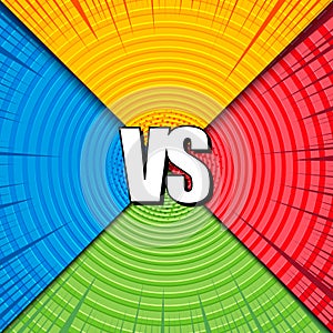 Comic versus colorful composition