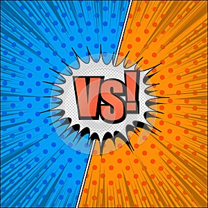 Comic versus competitive template