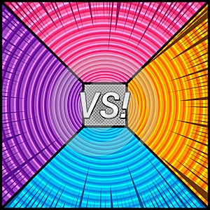 Comic versus explosive template