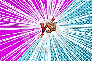 Comic versus rivalry template