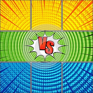 Comic vs bright composition