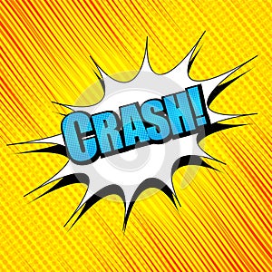 Comic yellow dynamic template