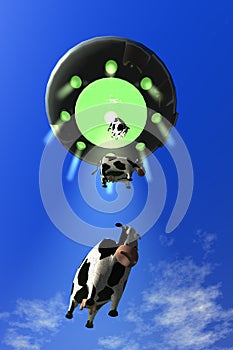 Comical Cow Abduction 3