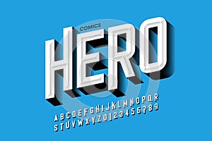 Comics hero style font