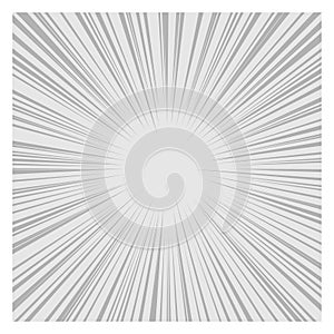 Comics Radial Speed Lines graphic effects. Vector