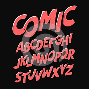 Comics style font