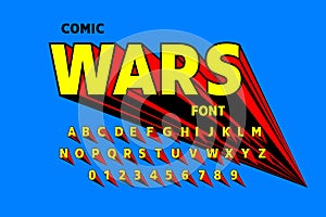 Comics style font