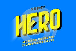 Comics style font photo