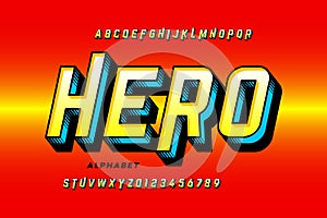 Comics style super hero font