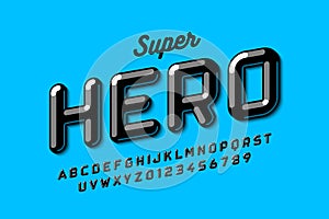Comics Super Hero style font photo