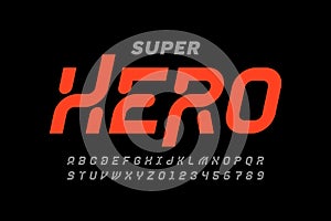 Comics Super Hero style font photo