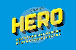 Comics super hero style font