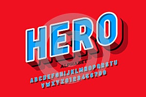 Comics superhero style font