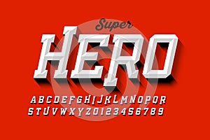 Comics superhero style font
