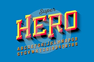 Comics superhero style font