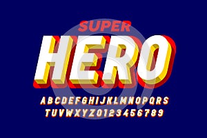 Comics superhero style font