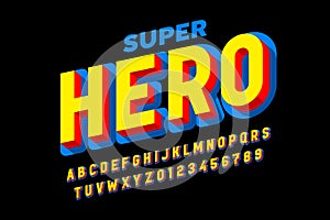 Comics superhero style font