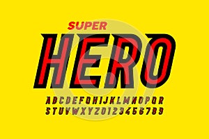 Comics superhero style font photo