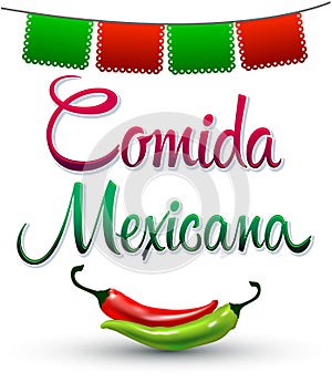 Comida Mexicana - mexican food spanish text photo