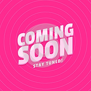 coming soon campaign template with stay tuned message