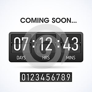 Coming soon countdown timer