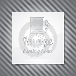Coming Soon illustration with abstract picture