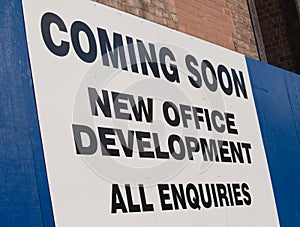 Coming soon office development