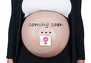 Coming soon. pregnant woman