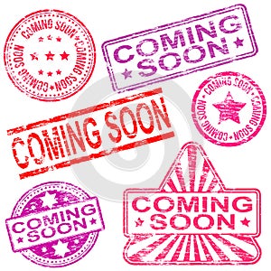 Coming Soon Rubber Stamps photo