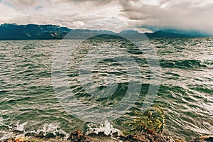 Coming storm over lake Geneva