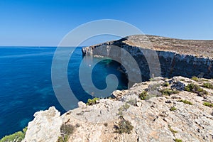 Comino eastern cliffs