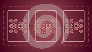 Comlex multimodular deep neural network - text to image generative model structure example