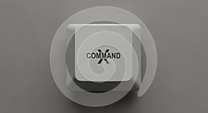 Command Key with X Symbol