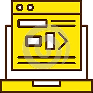 Command Line Vector Icon Design Symbol