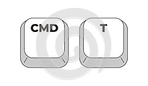 Command T grayscale keyboard hotkey